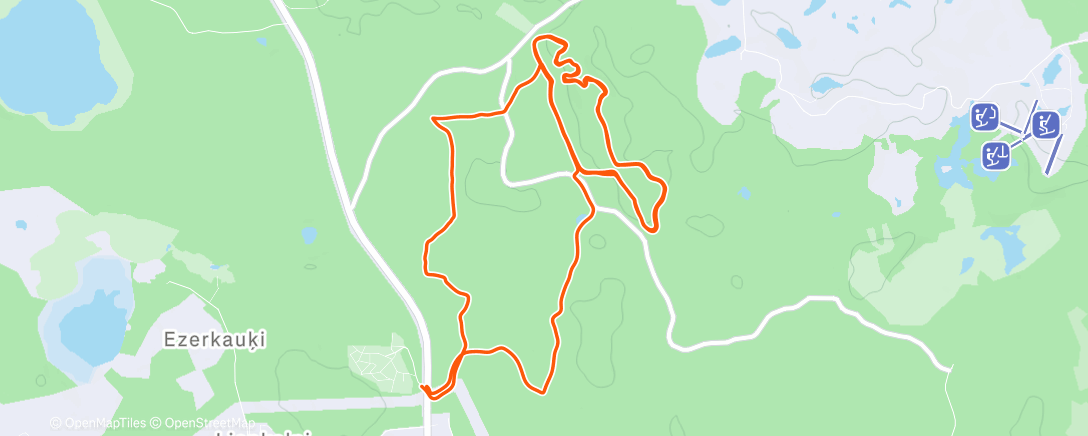 Map of the activity, Vilkaču aplīši