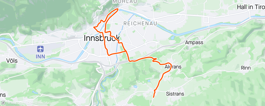 Map of the activity, Zwift - Devedeset in Innsbruck