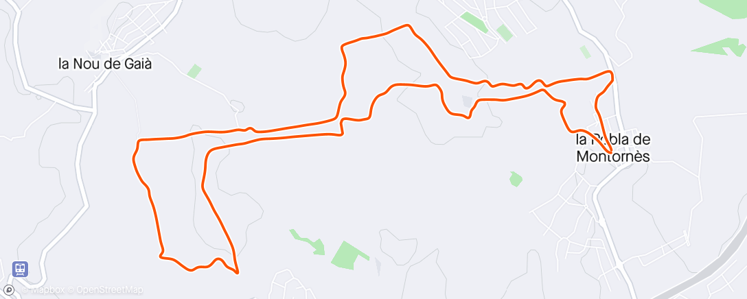 Карта физической активности (🥇 Trail La Pobla de Montornes (Récord de la Prueba))