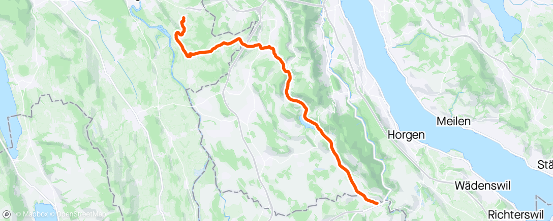 Map of the activity, IC-RR 24/33 Innerschweiz #6: Sihlbrugg - Oberwil {Tour de Suisse 2023/6 (neutral. Gino-Meder-Etappe Chur - Oberwil-Lieli)}