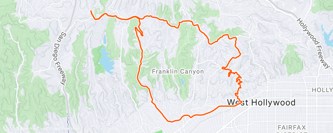 Mapa de la actividad (Lunch Ride)