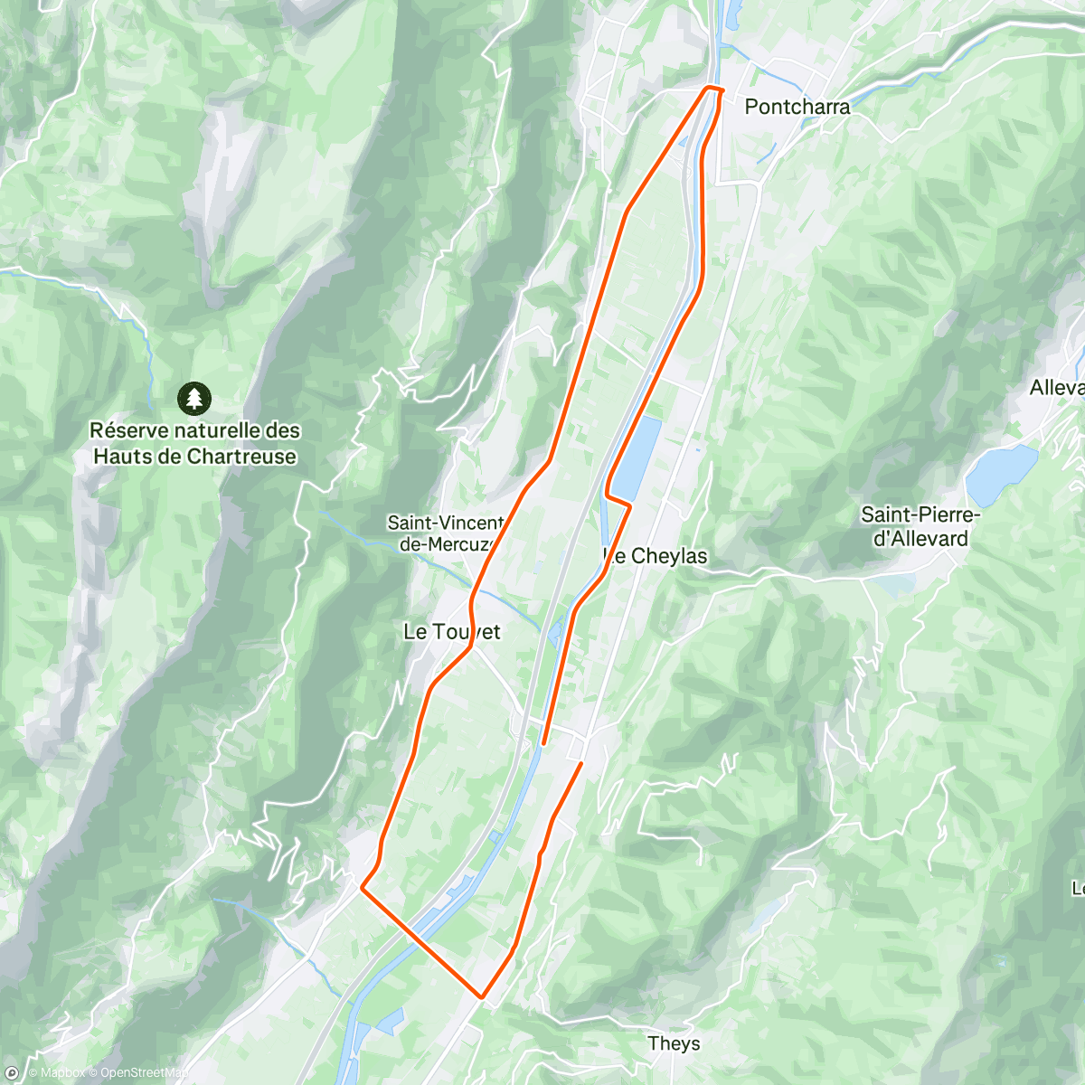 Map of the activity, 🏔 French Alps 2025 ✌🏼 #BIKE(57)
