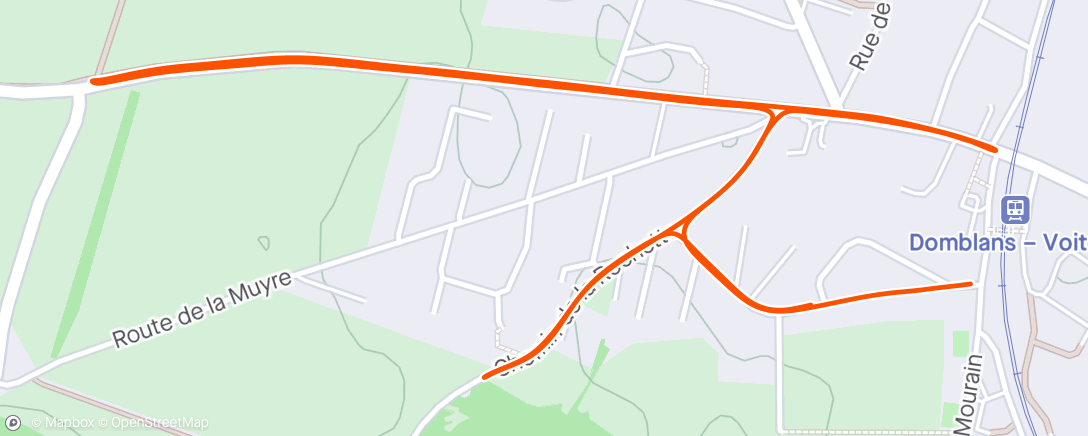 Map of the activity, Fietsen