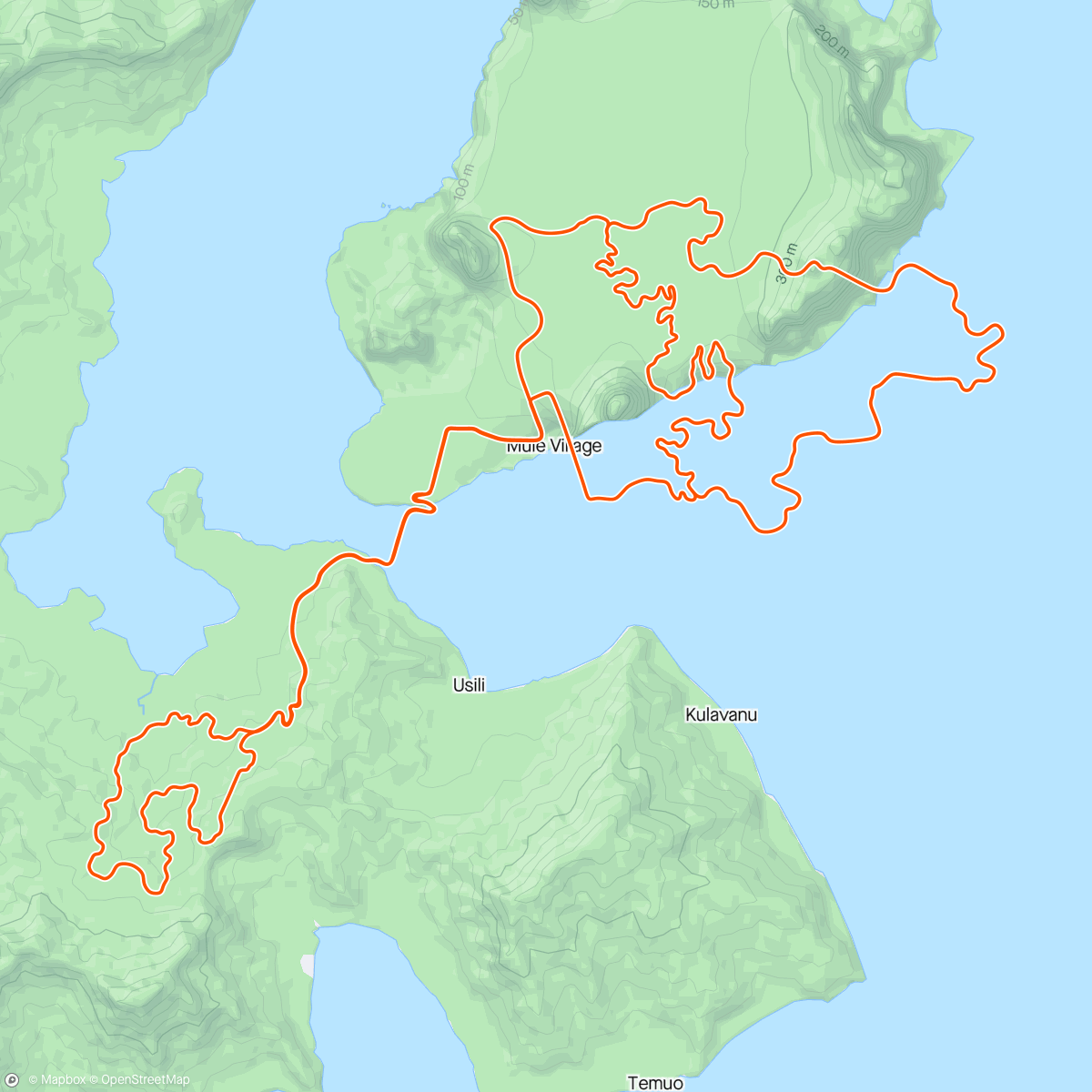 Map of the activity, Zwift - Dust In The Wind in Watopia