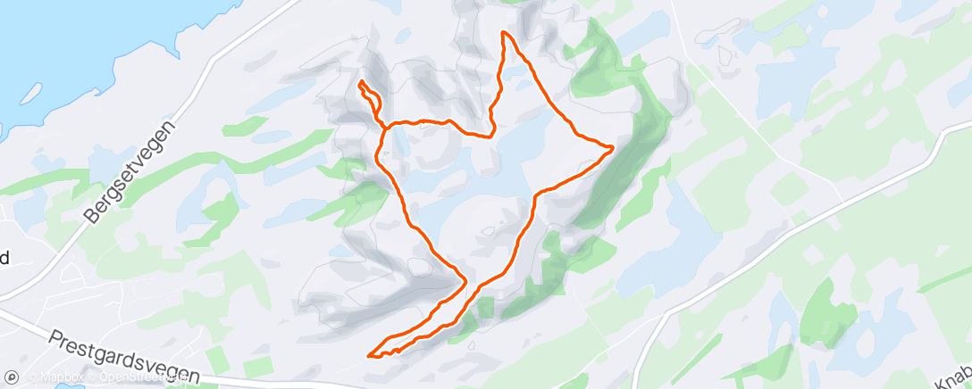 Map of the activity, Gulberget