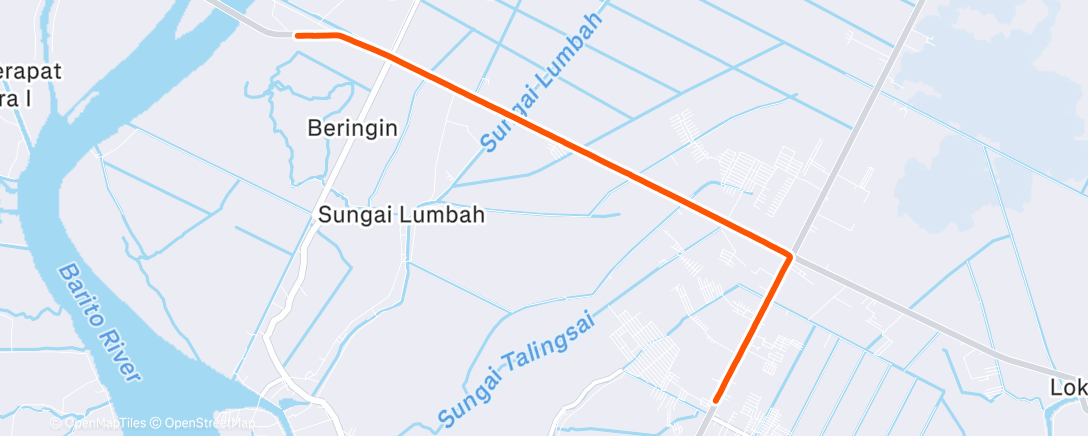 Карта физической активности (Morning Run)