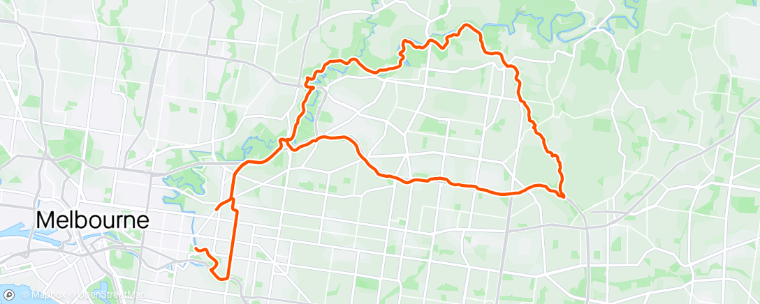 Map of the activity, Morning trails with Sven