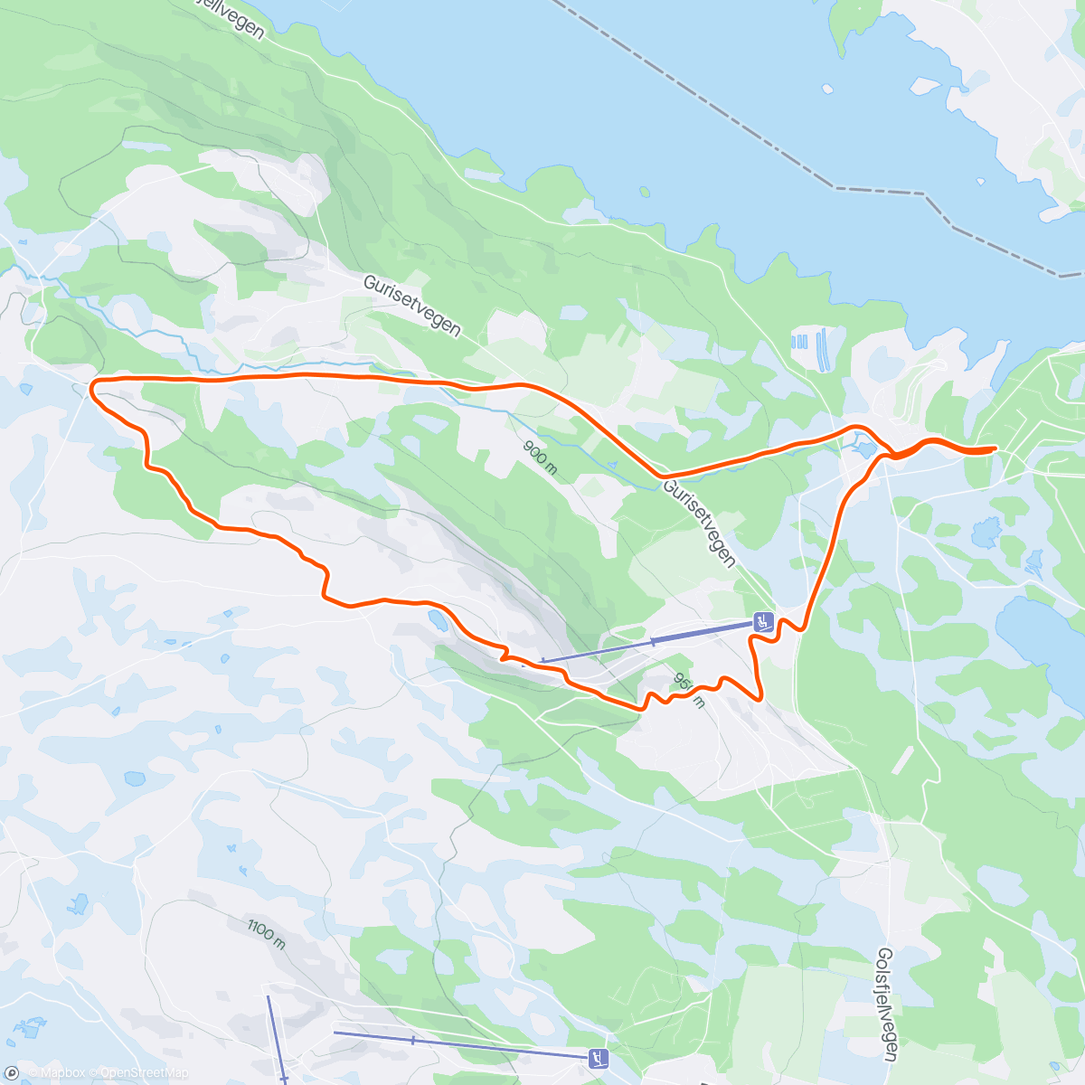 「Ørterhøvda-Appelsintreet」活動的地圖