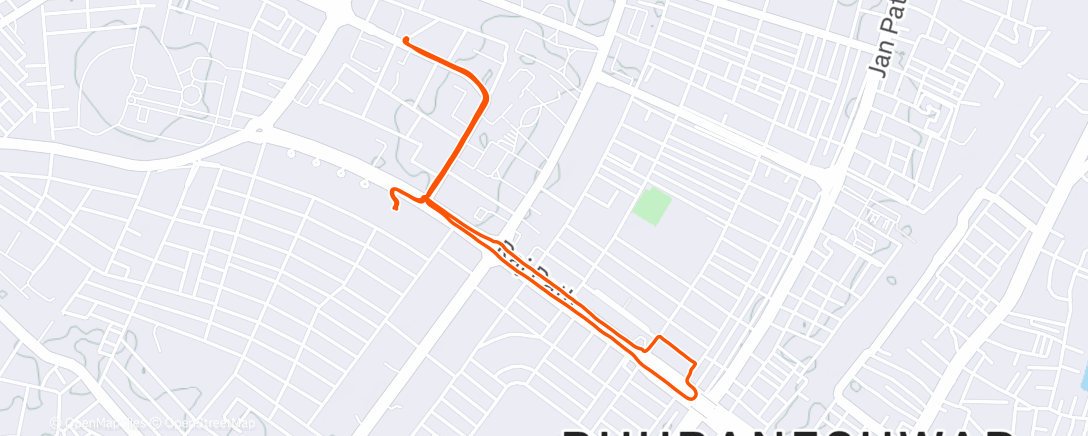 Map of the activity, Afternoon Ride