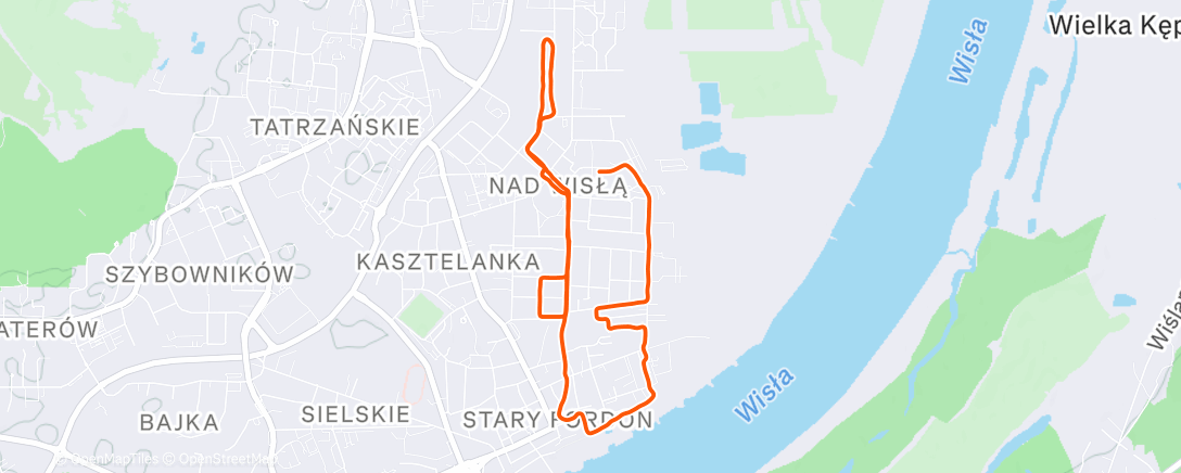 Карта физической активности (Morning Run)