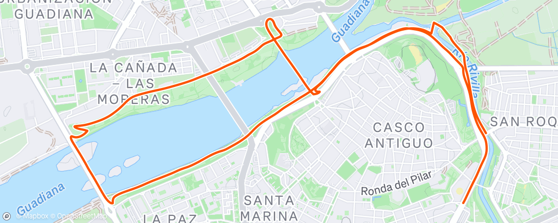 Map of the activity, Quemando algunos excesos😭🥹💪