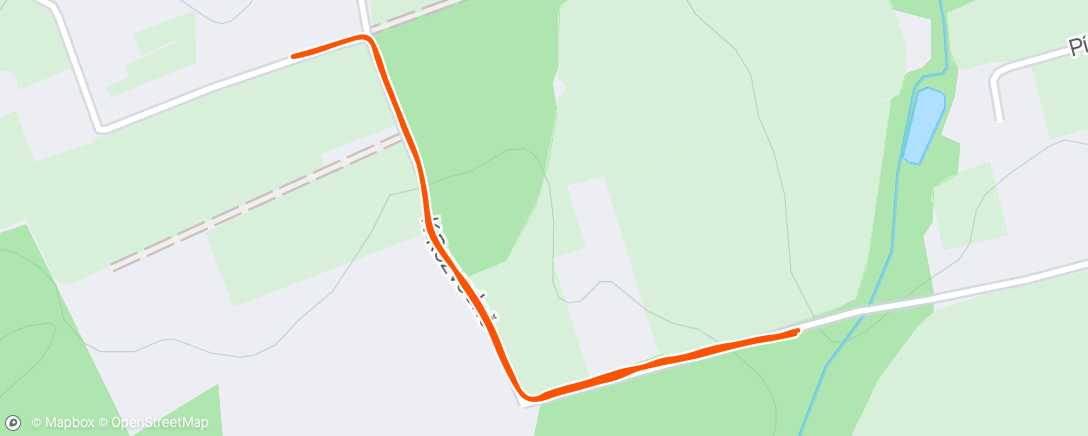 Map of the activity, Přechod po kole