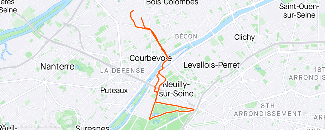 Map of the activity, CAP avec Rémy 🙂