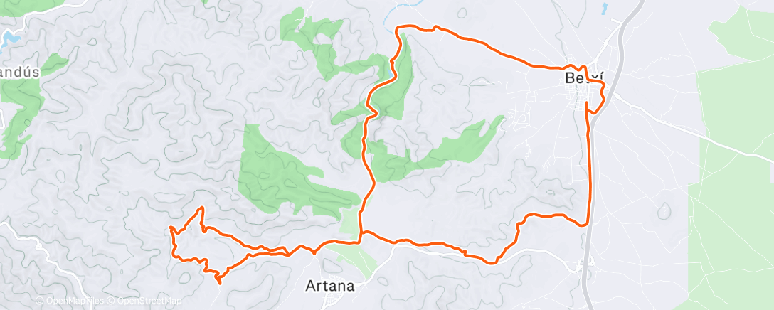 Карта физической активности (Collado Norte + 1/2 Cocons 🥥 + Penyes 🤟🏻)