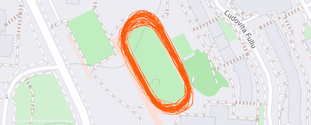 Map of the activity, Lunch Run