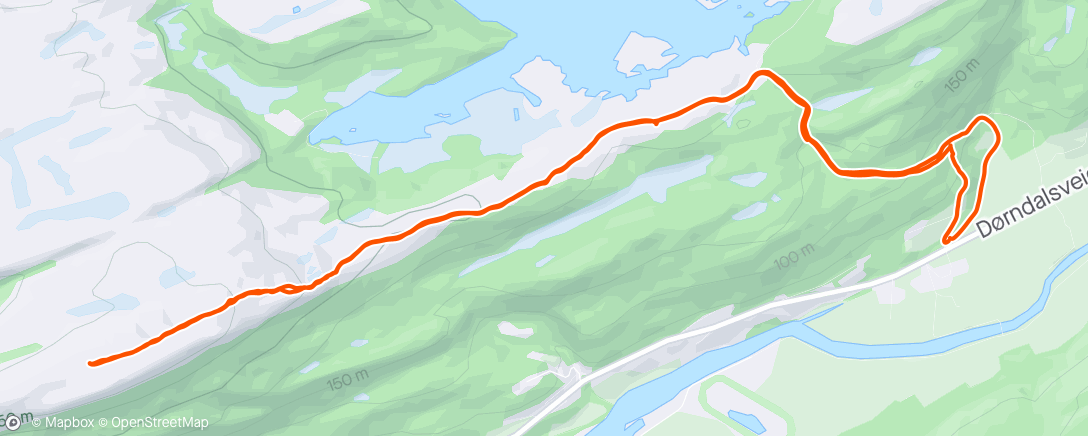 Map of the activity, Blåheia med kona 🌞