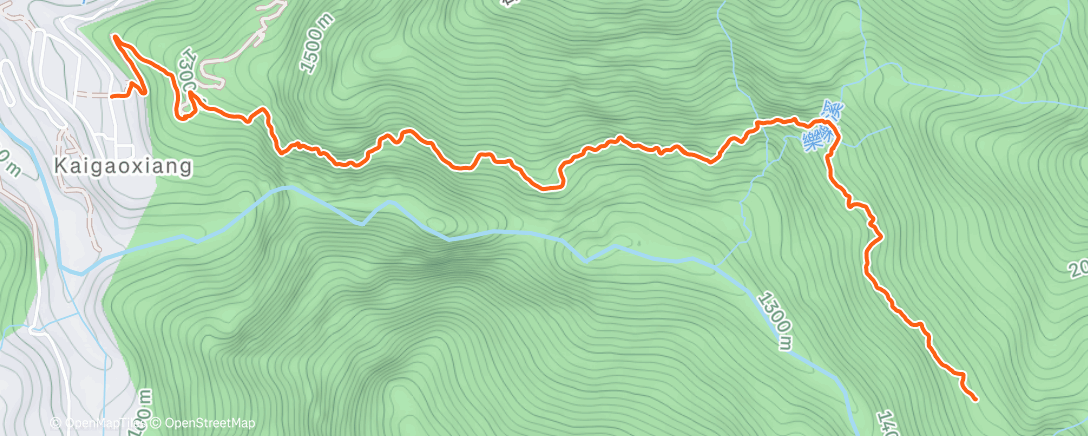 Map of the activity, 晨間步行