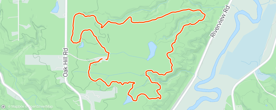 Mapa de la actividad (Evening Trail Run - TNGR)