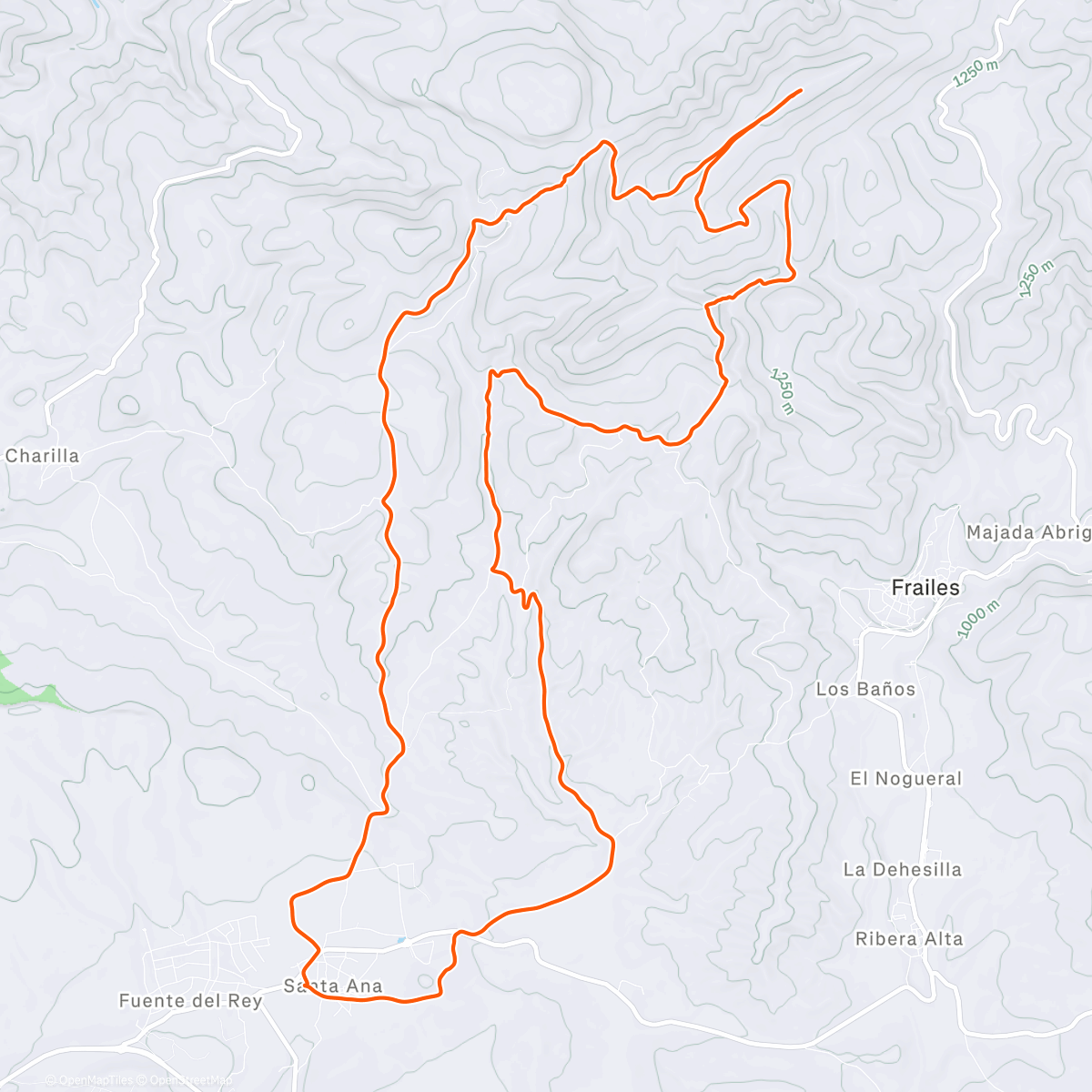 Map of the activity, Los Abejarrucos 2026