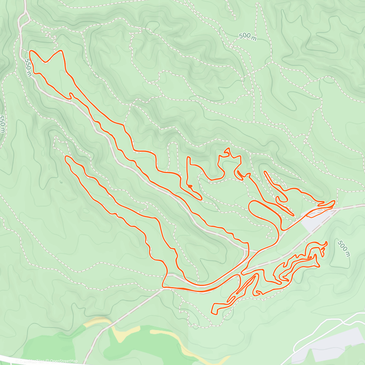 Map of the activity, Keeeerushed... Kenda Cup Marathon