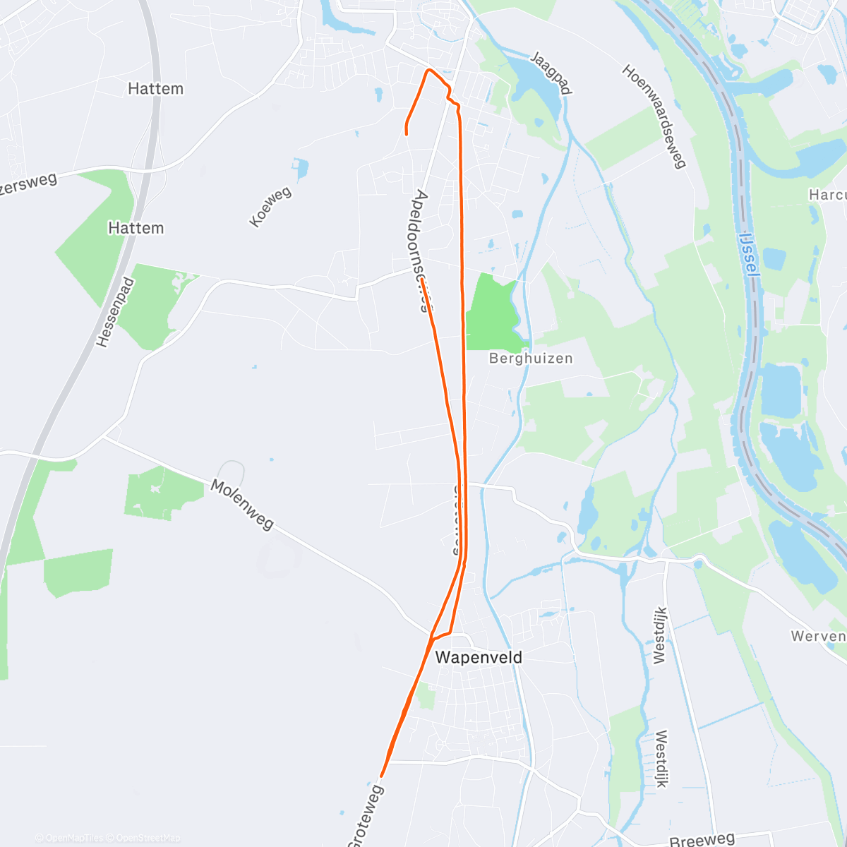 Map of the activity, Tune-up session ☔️