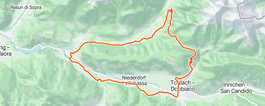 Mapa de la actividad (Mountainbike-Fahrt am Nachmittag)