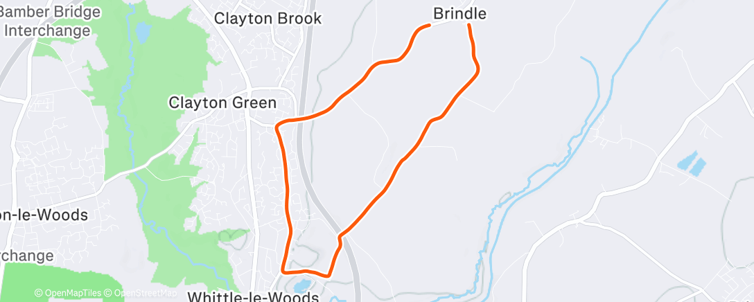 Карта физической активности (Morning Run)