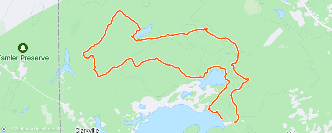 Map of the activity, Walkabout Trail and North South Trail