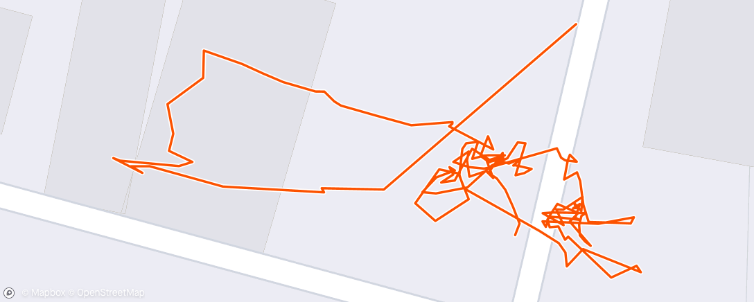 Map of the activity, Treadmill 5k