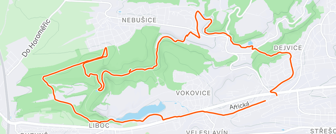 Map of the activity, Vrtula