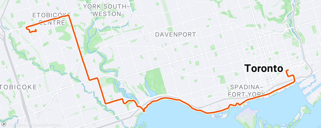 Map of the activity, Back in the Big Smoke
