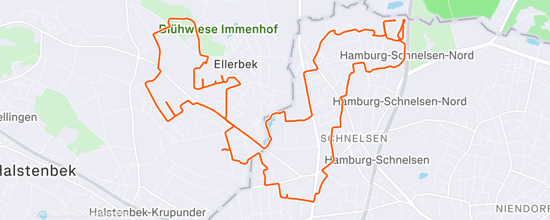 Карта физической активности (Afternoon Ride)