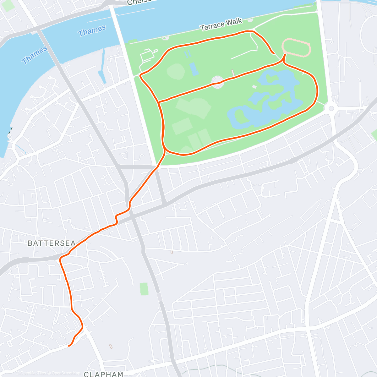 Карта физической активности (Post race cool down)