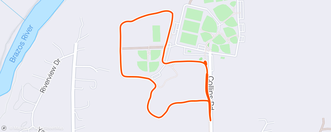 Map of the activity, Turtle Speed - Slow Run
