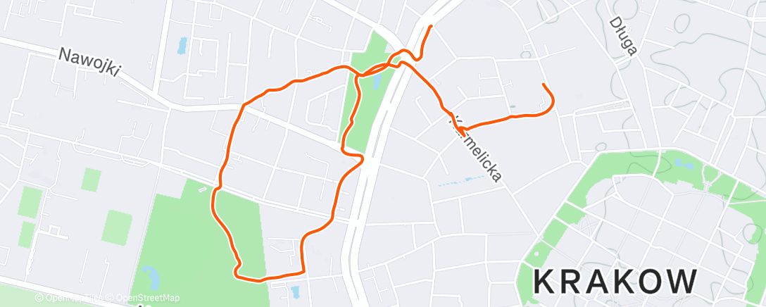 Map of the activity, Lunch Walk