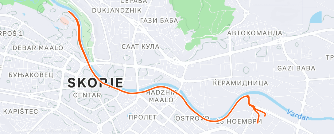 Map of the activity, 🥶🧊 Run