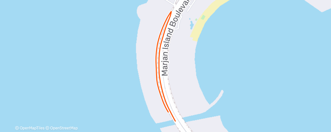 Map of the activity, Ночной забег