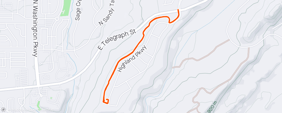 Kaart van de activiteit “Walk to the 1/2 Ironman Course in STG”