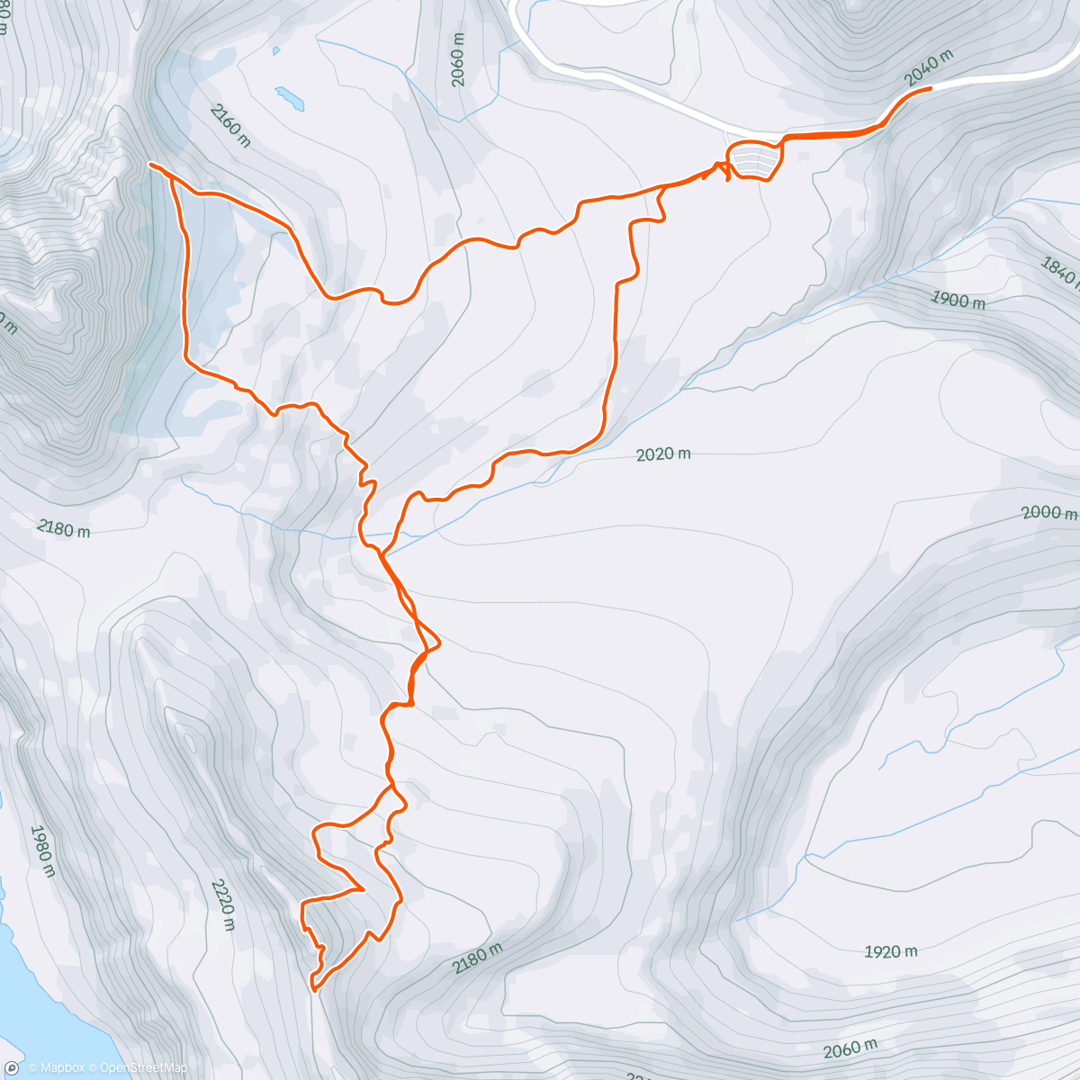Map of the activity, Logan Pass Ski