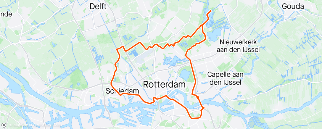 Map of the activity, Dwars door de mooiste stad van Nederland!