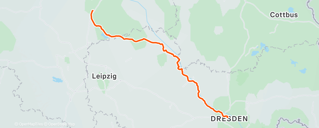 Map of the activity, Morgenausfahrt