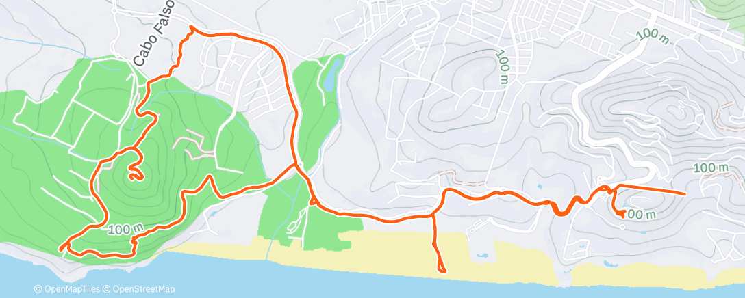 Peta aktivitas, Morning Trail Run