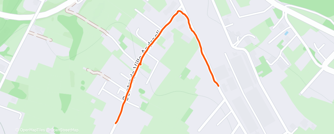 Map of the activity, Corsa mattutina