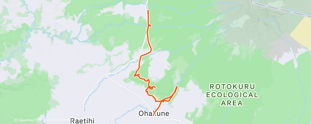 Map of the activity, Morning Mountain Bike Ride