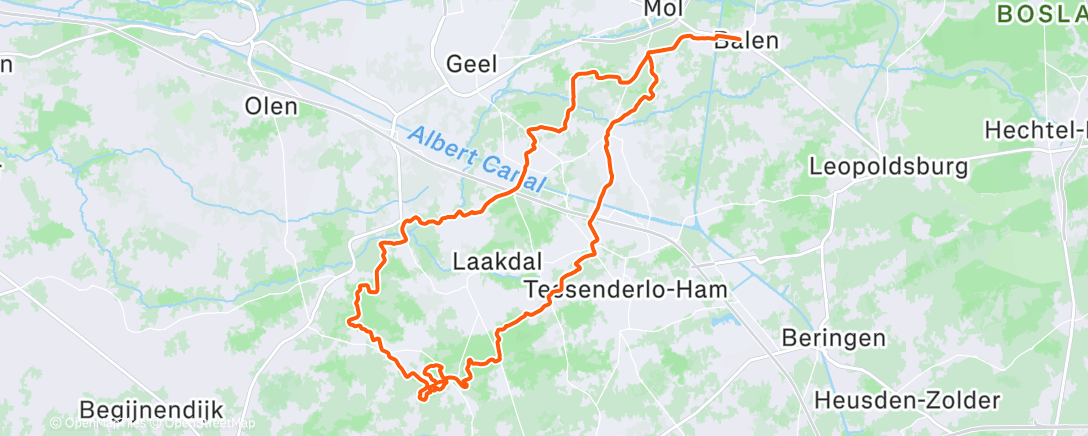 Map of the activity, X-mas X MTB🎅🏼