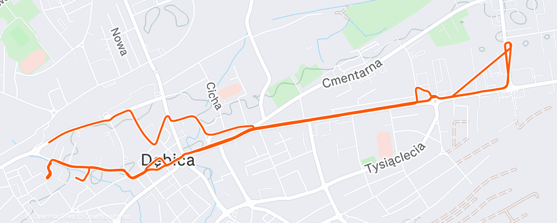 Map of the activity, Morning Ride