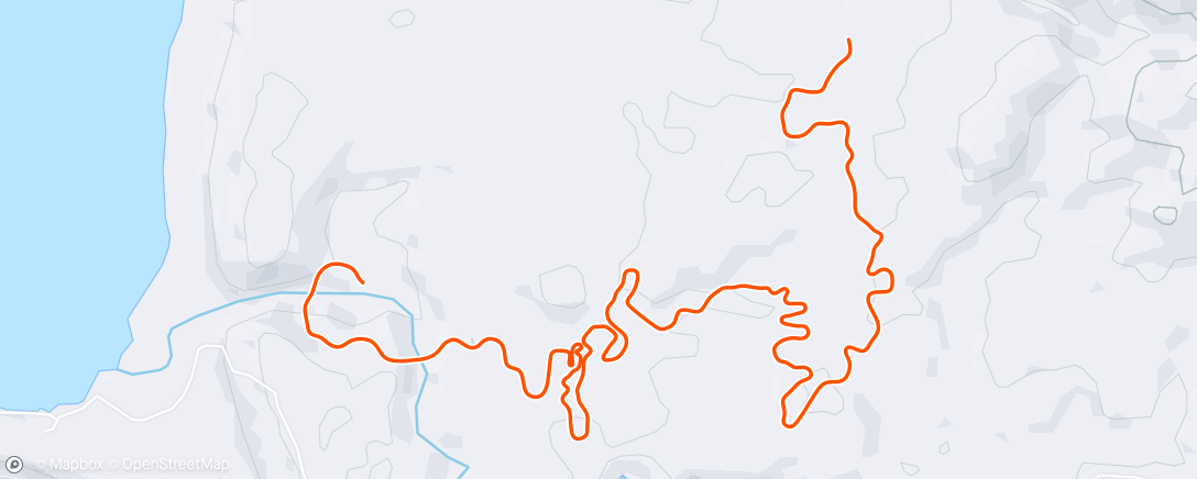 Map of the activity, Zwift - Expand in Makuri Islands