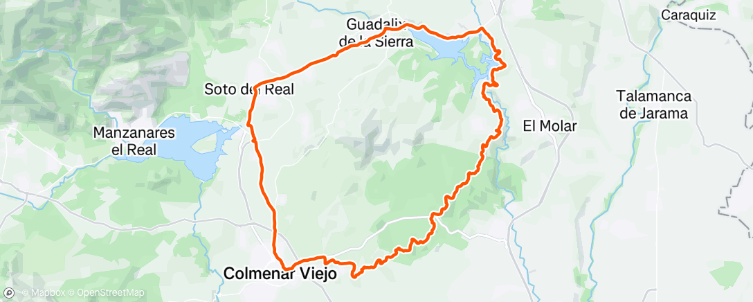 Карта физической активности (Bicicleta de gravilla matutina)