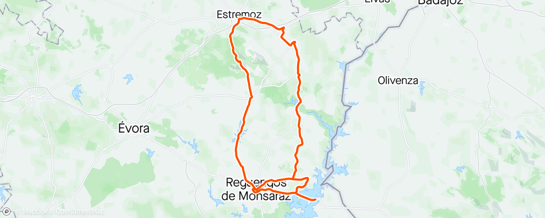Map of the activity, Volta Alentejo 2024 etapa 3
