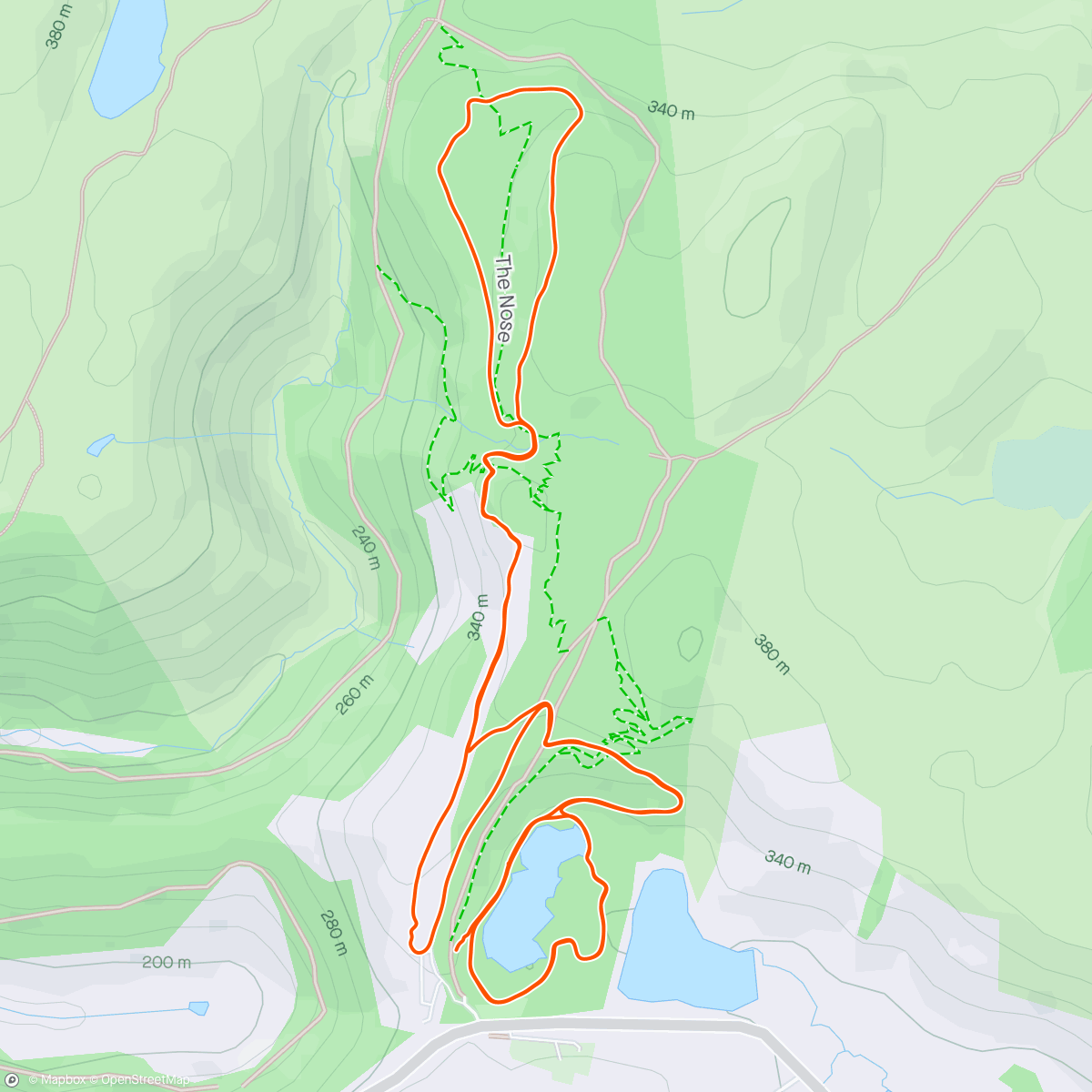 Map of the activity, Barcud summer series rd1